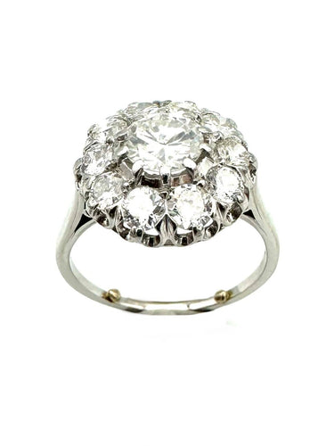 Bague Bague Margurite platine et diamants (2ct environ) 58 Facettes