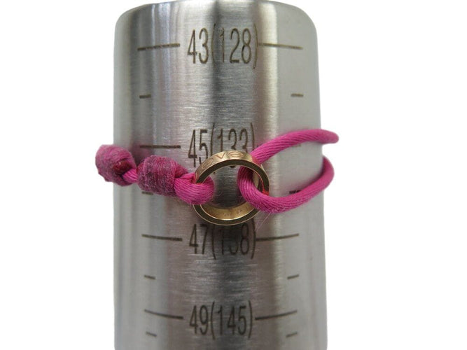 Bracelet bracelet CARTIER love anneau or rose sur cordon or rose 18k 13-24cm boite 58 Facettes 266940