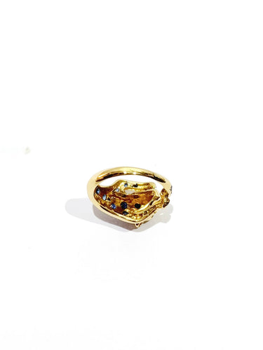 Bague 45 Bague Guépard diamants et saphirs 58 Facettes