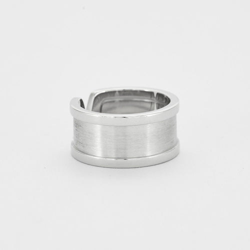 Bague 52 CARTIER - Bague double C or blanc 58 Facettes