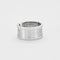 Bague 52 CARTIER - Bague double C or blanc 58 Facettes