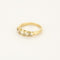 Bague 56,5 Bague jarretière or jaune et diamants 58 Facettes B250218