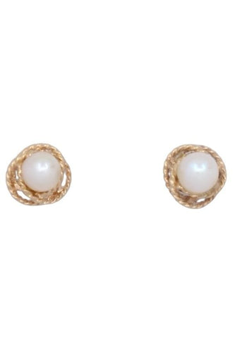 BOUCLES D'OREILLES PERLES 58 Facettes 095321