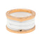 Bague 53 Bulgari Bague B.Zéro1 Or rose 58 Facettes 4166997RV