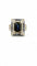 Bague 51 Bague ancienne en platine diamants et saphirs 58 Facettes