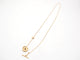 Collier Chaîne et pendentif cadena et coeur en or jaune 58 Facettes
