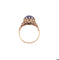 Bague 57 Bague ancienne or jaune et saphir 58 Facettes