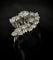 Bague 57.5 Bague tourbillon or blanc diamants 58 Facettes