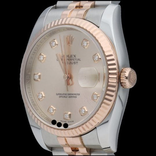 Montre Rolex Montre Date Just 36 58 Facettes MT42540