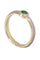 BAGUE CARTIER "TRINITY" ÉMERAUDE 58 Facettes 095401