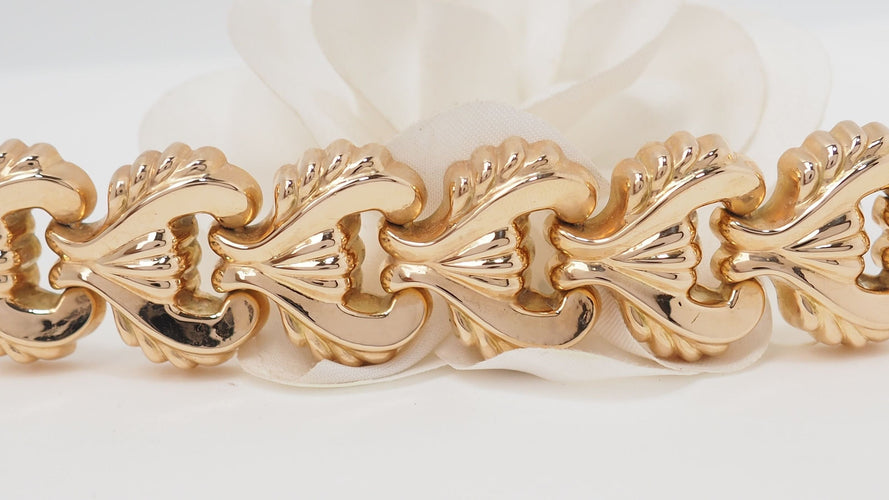 Bracelet 16cm Bracelet Tank en or jaune 58 Facettes 32571
