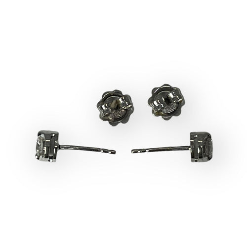 Boucles d'oreilles Boucles d'oreilles or blanc et diamants 58 Facettes 149052062