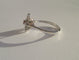 Bague 53 Bague pompadour grenat or blanc 58 Facettes