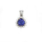 Pendentif Pendentif - Or blanc, Diamants & Tanzanite 58 Facettes 250086R