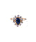 Bague 51 Bague marguerite or jaune saphir et diamant 58 Facettes Bag.marg.S-DV.38