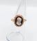 Bague 55.5 Bague marquise or jaune, camée sur agate, perles (circa 1900) 58 Facettes A04862