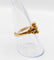 Bague 57 Bague victorienne ciselée or rose et or jaune (circa 1880) 58 Facettes A05338