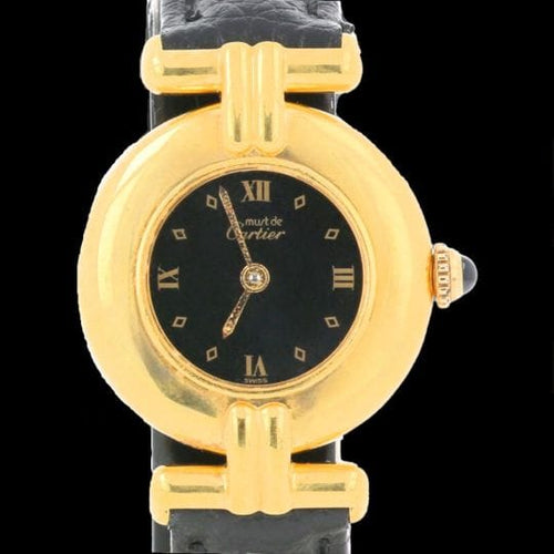 Montre Cartier Montre Colisée Must De Cartier Vermeil 58 Facettes MT44871