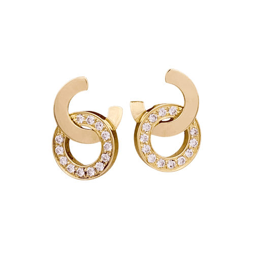 Boucles d'oreilles Boucles d'oreilles Piaget "Possession" or rose, diamants. 58 Facettes 34495