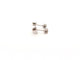 boucles d'oreilles tiffany puces harmony platine diamants 0.22ct s 58 Facettes 265706