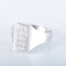 Bague 59 Bague Chevalière pavage Diamants 58 Facettes 8397