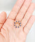 Broche Broche antique en or 18k avec perles et pierres bleues 58 Facettes A06460