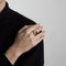Bague 54 Bague Panthère en émail, diamants et tsavorite 58 Facettes 3253