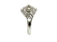 Bague 55 Bague Art-Déco Dôme en or et platine ornée de diamants 58 Facettes