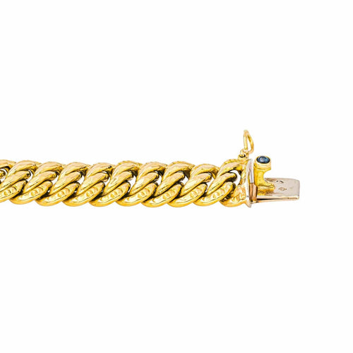 Bracelet Caplain Paris Bracelet  Or jaune Saphir 58 Facettes 4588139CN