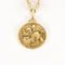 Collier Chaîne en or jaune et médaille augis 58 Facettes LAN1420