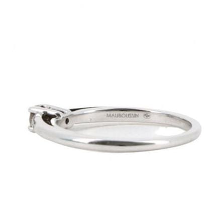 Bague 53 MAUBOUSSIN - Bague Capsule d'émotions or blanc et diamants 58 Facettes 28370