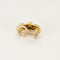 Boucles d'oreilles Boucle d'oreille Cœur en or jaune, or blanc et diamants 58 Facettes LP1198/17