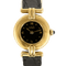 Montre CARTIER - Montre Modèle Colisée Must en argent plaqué or cadran noir chiffres romains 58 Facettes