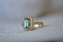 Bague 53.5 bague tourmaline et saphir fantaisie 58 Facettes