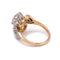 Bague 52 Bague Toi et Moi or jaune et diamants 58 Facettes 1046