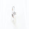 Bague 55 Bague solitaire en or blanc 18 carats et diamant de 0,12 carat 58 Facettes 130022