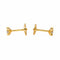 Boucles d'oreilles Boucles d'oreilles Puces Or jaune Diamant 58 Facettes 4311410CN