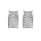 Boucles d'oreilles Boucles d'oreilles en or blanc et diamants 58 Facettes RAM3127