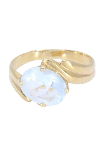 Bague 52 BAGUE AIGUE-MARINE 58 Facettes 088131