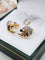 Boucles d'oreilles Boucles d'oreilles or jaune et or blanc Saphirs 58 Facettes 635