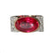 Bague 53.5 Bague Tank Or Jaune Et Platine, Saphir rose Verneuil Et Diamants 58 Facettes 581