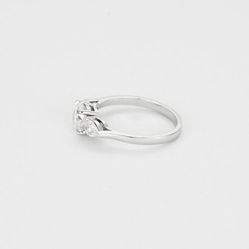Bague 52 Bague en Or blanc et Diamant 1.04ct 58 Facettes 230323