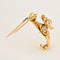 Broche Broche en or jaune et diamants 58 Facettes GU75