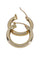 Boucles d'oreilles CRÉOLES MODERNES 58 Facettes 087951