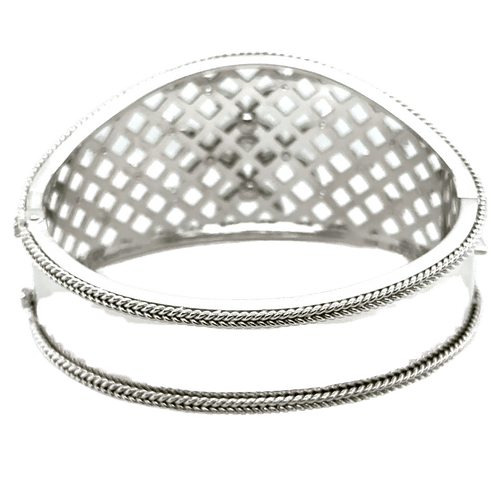 Bracelet Bracelet jonc en or blanc 58 Facettes 7094/15