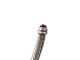 Bracelet bracelet DAVID YURMAN cable classique b04182 argent 925 5mm diamants grenat 58 Facettes 267208