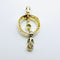 Pendentif Pendentif circulaire en diamant avec motif de pendentif articulé 58 Facettes 50374