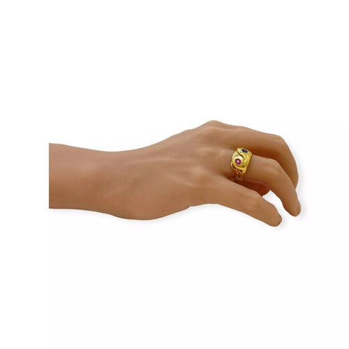 Bague 56 Bague double anneau empierrée 58 Facettes 330066220