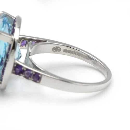 Bague 54 Bague Or Blanc Couleur d'Amour - MAUBOUSSIN 58 Facettes 250311R