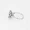 Bague 57 AUGIS -  + Qu'hier - que demain  - Bague or blanc et diamant 58 Facettes GU194